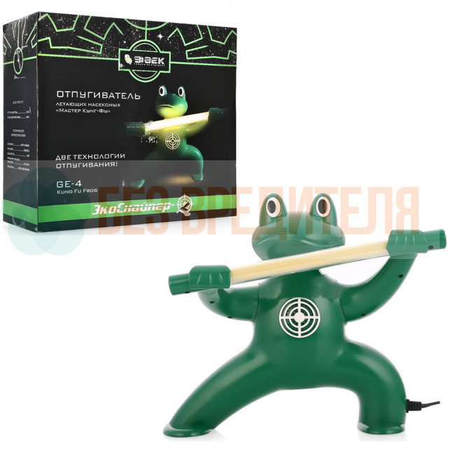 Отпугиватель комаров ЭкоСнайпер GE-4 Kungfu frog Отпугиватель комаров ЭкоСнайпер GE-4 Kungfu frog
