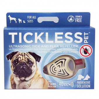 Отпугиватель клещей для собак Tickless Pet бежевый Отпугиватель клещей для собак Tickless Pet бежевый